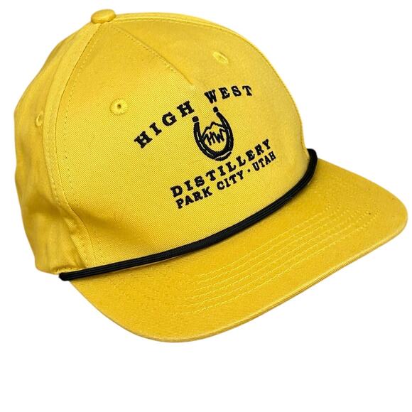Yellow High West Men's Hat - Picture 3 of 5